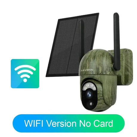 LS Vision Solar Security Camera Color Night Vision