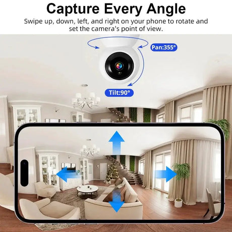 Fuers 4K 8MP Indoor IP Camera WiFi With Auto Tracking - Tuya App Compatible - stepyours.com