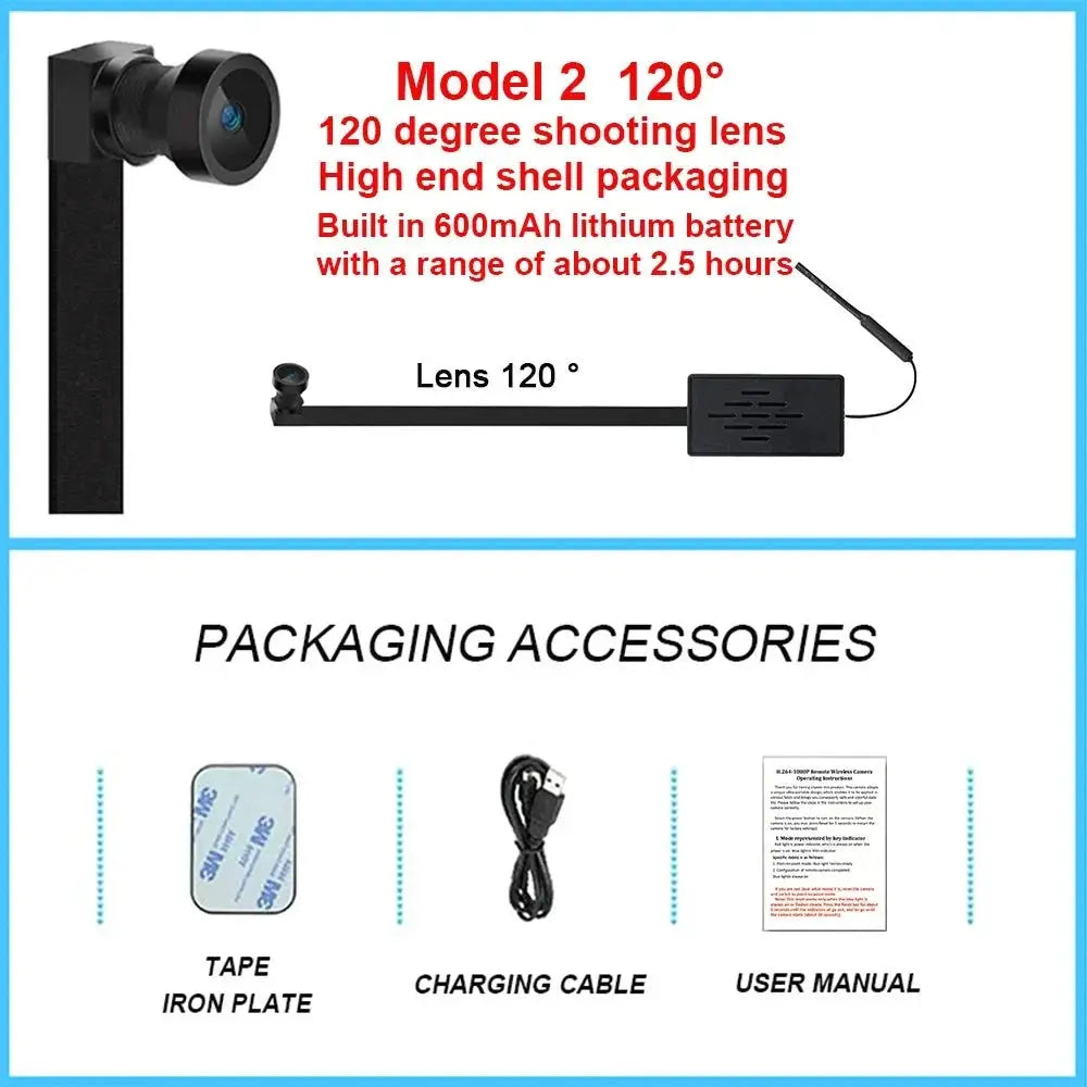 4K DIY Wireless WiFi Camera - 1080P HD Remote Viewing via Smartphone App Hooks - stepyours.com
