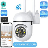 4MP Outdoor WiFi Camera PTZ 2K HD AI Auto Tracking Night Vision - stepyours.com