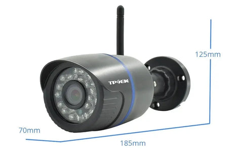 CamHi CamHipro 4MP Outdoor WiFi IP Camera - 2 - Way Audio Security Bullet - stepyours.com