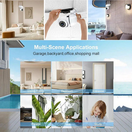 Outdoor WiFi Camera With Color Night Vision Surveillance