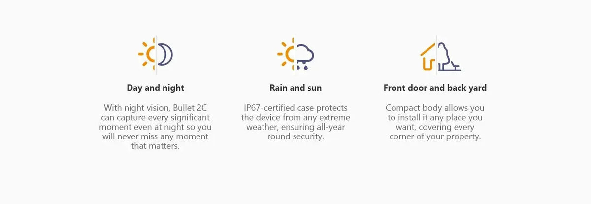 IMOU Outdoor Bullet 2C 5MP WiFi Camera Weatherproof AI Human Detection - stepyours.com