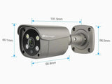 Techage AI PoE 4K Outdoor Security Camera With Two Way Audio For NVR - stepyours.com