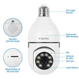 Smart WiFi Indoor Security Camera AI Tracking Night Vision