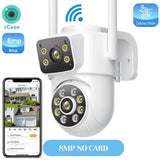 4K Outdoor Dual Lens PTZ WiFi Security Camera With 5X Zoom And Smart Tracking - stepyours.com