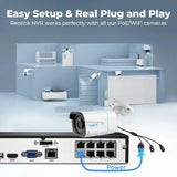 Reolink 8CH 4K Security Camera System 8MP IP Cameras Kit Pro