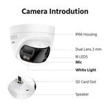 ANNKE 8MP Dual Lens Security Camera With Human Detection And Two Way Audio PoE - stepyours.com
