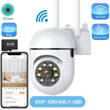 4MP Outdoor WiFi Camera PTZ 2K HD AI Auto Tracking Night Vision - stepyours.com