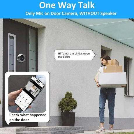 Magic Door Camera Wireless Doorbell With Motion Detection