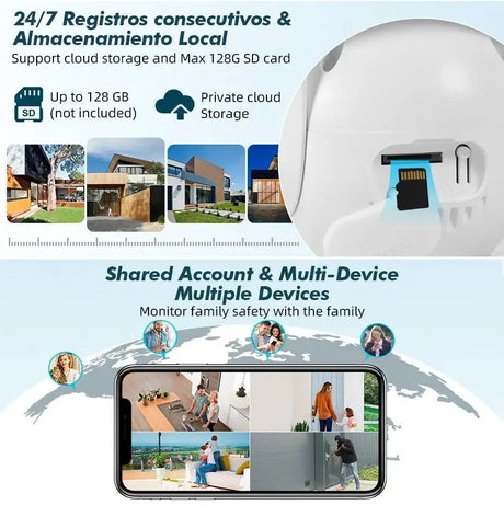 Fuers 8MP Outdoor IP Camera - Auto - Tracking and Tuya Smart Life Compatible - stepyours.com