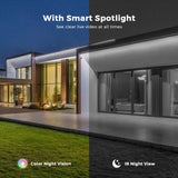 Mini PTZ WiFi Camera 4MP 2K ICsee Surveillance 5X Digital Zoom HD Night Vision - stepyours.com