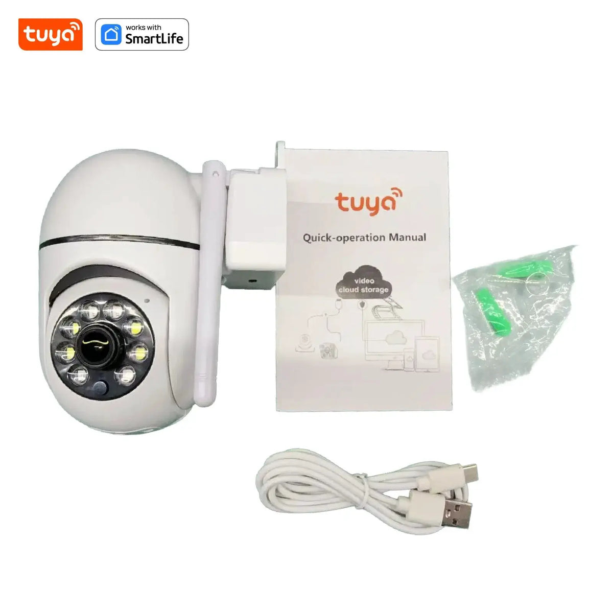 Tuya 4MP Indoor WiFi Camera Two Way Audio and Motion Alerts Plus - stepyours.com