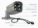 Techage AI PoE 4K Outdoor Security Camera With Two Way Audio For NVR - stepyours.com
