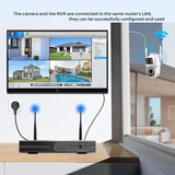 BESDER O-Kam Pro - Dual Screen 4K Outdoor PTZ WiFi Camera With Human Detection by stepyours.com