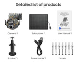 Shiwojia 12X Zoom 4K Solar Camera With Dual Lens 4G 360 Degree View - stepyours.com