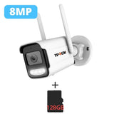 4K 8MP Outdoor WiFi Security Camera - Waterproof Bullet With Night Vision - stepyours.com