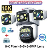 Smart Outdoor WiFi 6 Camera 20MP 10x Optical Zoom PTZ Auto Tracking Waterproof - stepyours.com