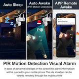 Solar Wireless Security Camera Weatherproof Motion Detection