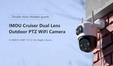 IMOU Dual Lens Outdoor PT Camera 360 AI Security With Human And Vehicle Alerts - stepyours.com