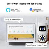 10MP Dual Lens Tuya WiFi Camera PTZ Outdoor 4K Security Camera With AI Tracking - stepyours.com
