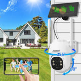 Solar Outdoor Security Camera Premium Surveillance System