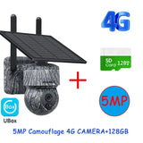 INQMEGA Solar PTZ Camera 5MP 4MP Wireless 4G SIM Outdoor Use