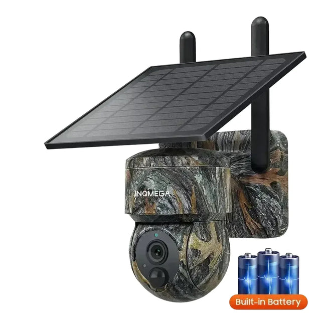 INQMEGA Solar 4G Outdoor Security Camera With Solar Panel