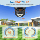 BESDER 5K 10MP WiFi PTZ Outdoor AI Human Detection CCTV Camera 4K IP66 - stepyours.com