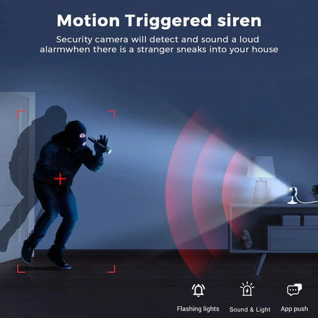 BESDER 5MP Indoor Cube Camera - AI Human Detection And Two - Way Audio - stepyours.com