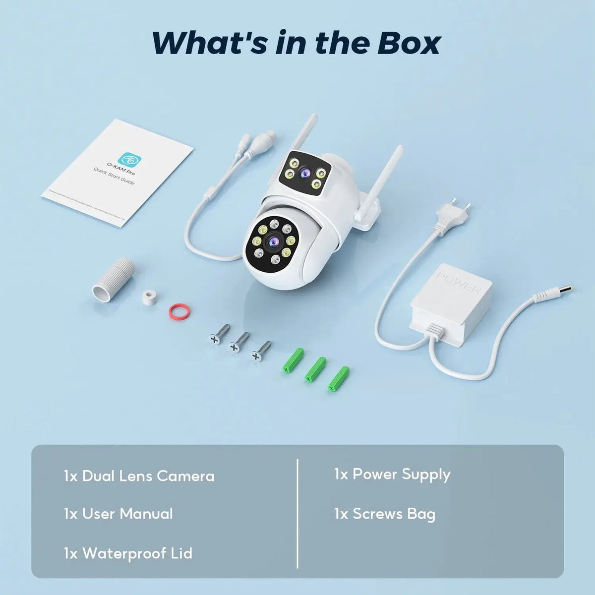 BESDER 10MP Dual - Lens Outdoor WiFi IP Camera - Auto - Tracking and Night Vision - stepyours.com