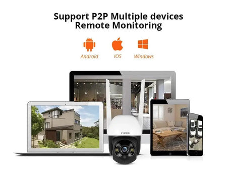 Fuers 8MP 4K Outdoor IP Camera - Auto Tracking And AI Human Detection Tuya Smart - stepyours.com
