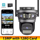 Okam Pro 15MP WiFi Outdoor Camera Auto Tracking 5X Digital Zoom PTZ Surveillance - stepyours.com
