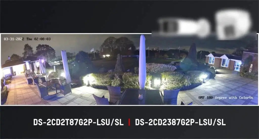 Hikvision 8MP Panoramic ColorVu Turret IP Camera Dual Lens Built In Mic Speaker - stepyours.com