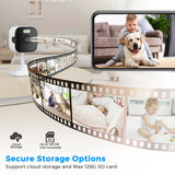 BESDER 5MP Indoor Cube Camera - AI Human Detection And Two - Way Audio - stepyours.com