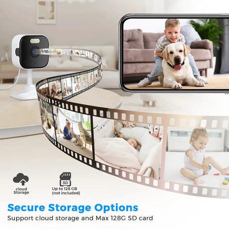 BESDER 5MP Indoor Cube Camera - AI Human Detection And Two - Way Audio - stepyours.com