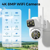 Besder 8MP WiFi PTZ Outdoor Camera With Auto Tracking Night Vision - stepyours.com