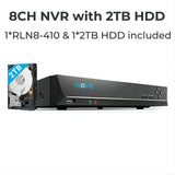 Reolink 8CH 4K Security Camera System 8MP IP Cameras Kit Pro