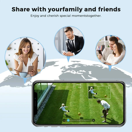 Abuntu 15MP 8K PTZ WiFi Outdoor Camera - 10X Zoom AI Human Detection - stepyours.com