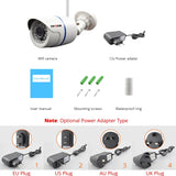 4MP Outdoor WiFi Bullet IP Camera - Weatherproof 1080P Security Hooks - stepyours.com
