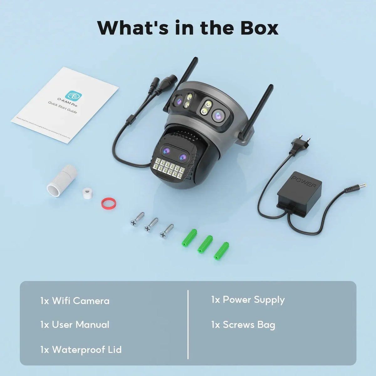 20MP Outdoors WiFi PTZ Security Camera - AI Human Detection and 10X Zoom Hooks by stepyours.com