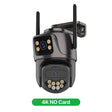 6K 9MP Outdoor Tri - Lens WiFi IP Camera - Auto Tracking And Dual Screen - stepyours.com