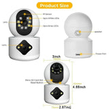 4MP Smart Dual Lens Baby And Home Security PTZ Camera