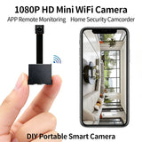 Upgraded Version 4K HD Mini WiFi Camera Supports Remote Viewing Motion Detection Home Nanny Style DIY Camera Supports SD Card