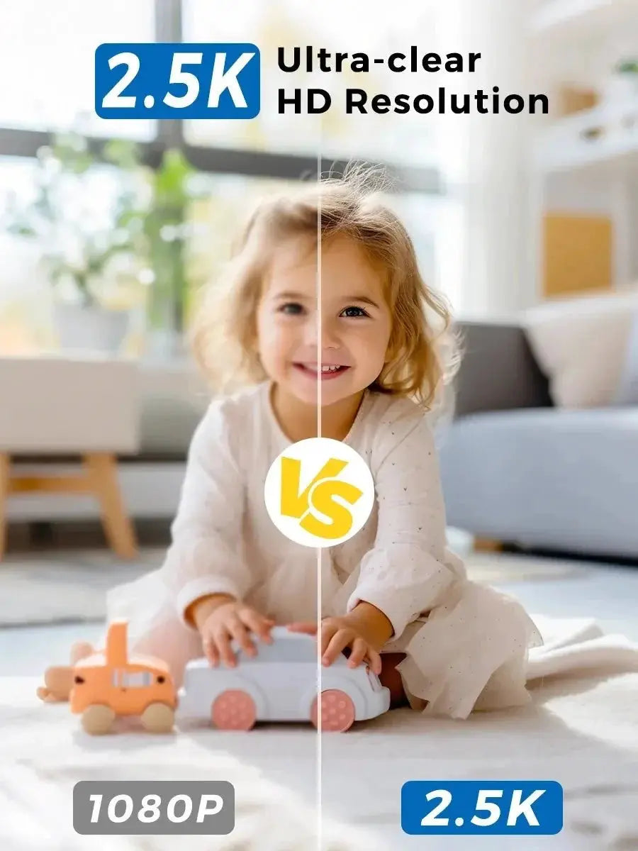 PEGATAH 5MP One - Touch Call Indoor Baby Monitor WiFi Color Night Vision - stepyours.com