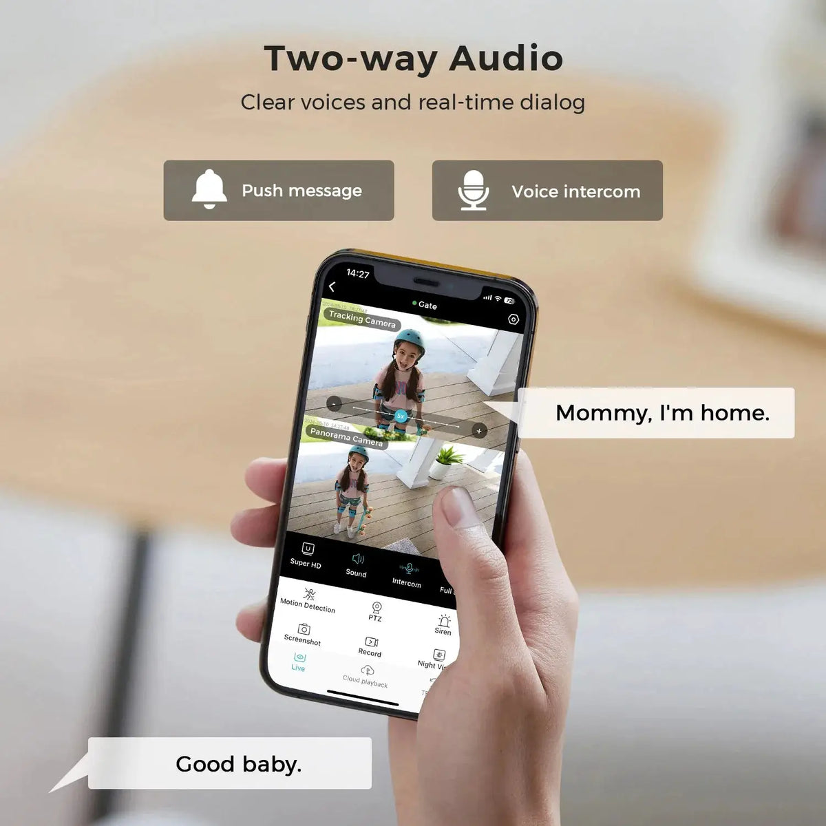 Outdoor Dual Screen IP Camera - 4K 15MP PTZ 10X Zoom AI Human Detection - stepyours.com