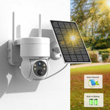 Solar Powered Outdoor PTZ Camera With HD Video And Audio