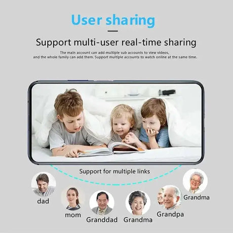 Compact 1080P WiFi Security Camera For Baby Monitoring