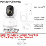 Xiaomi Home Security PTZ 2K Camera Color Night Vision AI Detection Hooks - stepyours.com