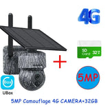 INQMEGA Solar PTZ Camera 5MP 4MP Wireless 4G SIM Outdoor Use